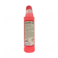 CLOSOFIX GEL, густое кислотное средство для эффективного и быстрого удаления известковых отложений и солей мочи в унитазах и писсуарах, Pramol (750 мл.)